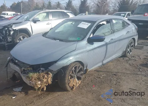 2018 Honda Civic Sport из США, поврежденный, VIN SHHFK7H47JU421333